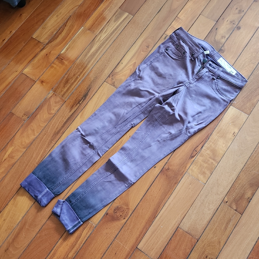 Rag & Bone Purple Ombre Jean Jeggings